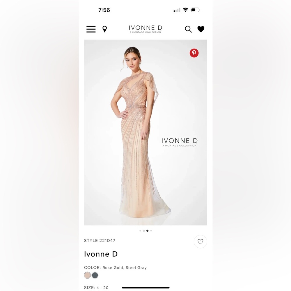 IVONNE D MOTHER OF THE BRIDE DRESS